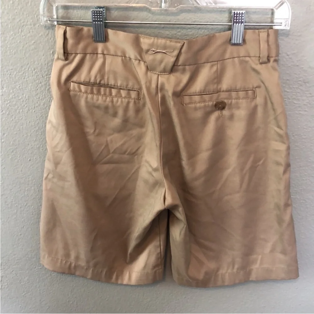 Slazenger Boys Tan Golf Uniform School Shorts Medium